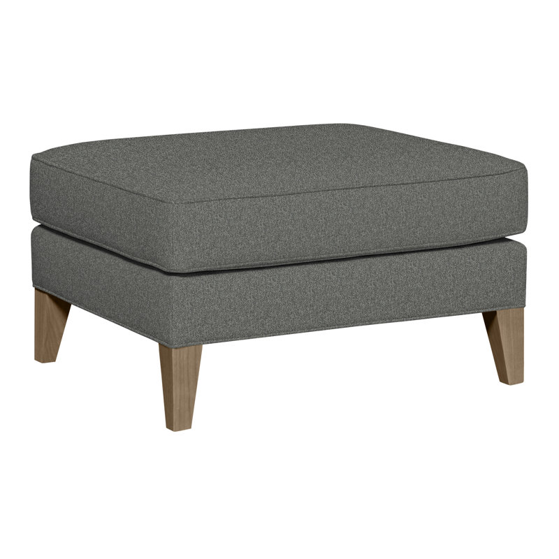 Burlingame Upholstered Ottoman, Hampton, Ian Pewter