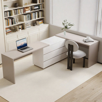 Modular L-Shaped Writing Desk