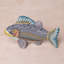 Bali Fish Polymer Clay Figurine