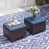Navy Cushion/Brown Frame selected