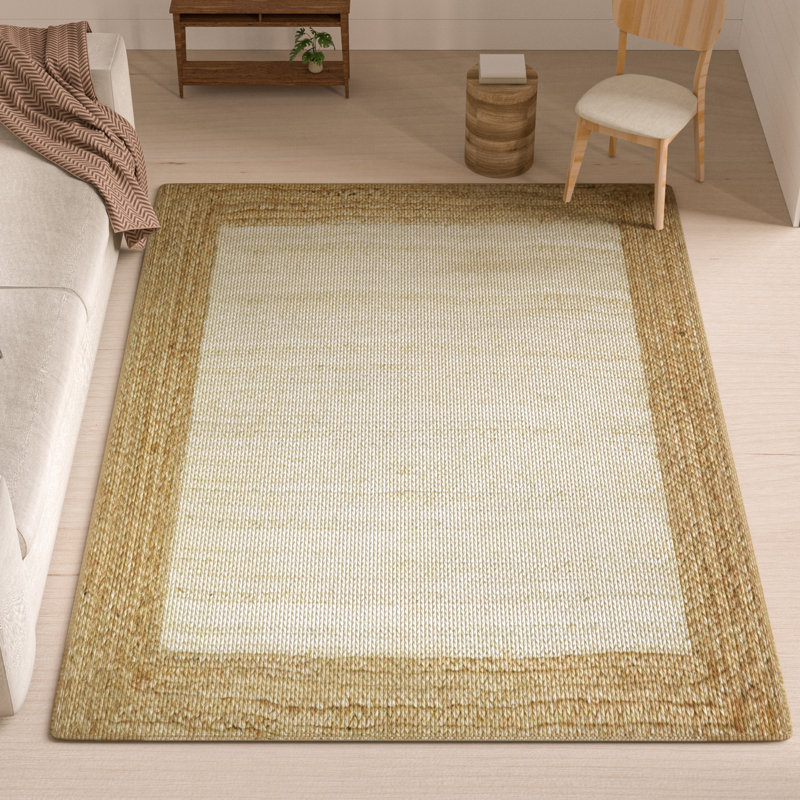 Kayleigh Hand-Braided Jute Area Rug, Rectangle 5' x 7'