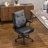 25.6 Inch Adjustable Armrest Dual Purpose Leg Swivel Office Chair With Spikes-749801905