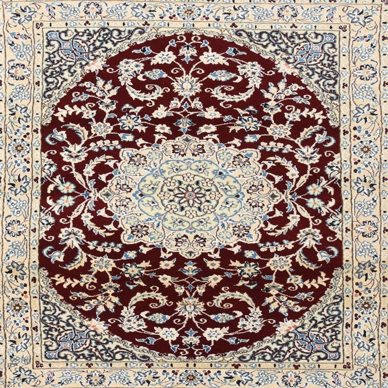 Austrinus Oriental Indoor Rug, Round 4'