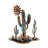 STEEL DESERT HARE AND SUN TABLE SCULPTURE