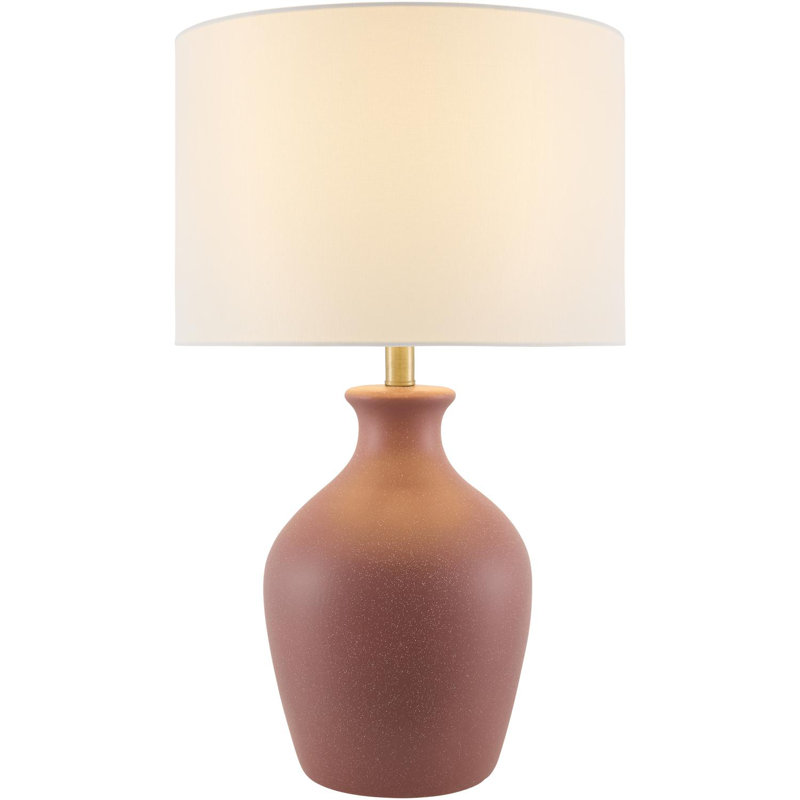 Booker Cerria Table Lamp, Brick, White