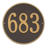 1-Line Wall Address Plaque