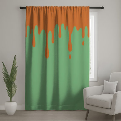 Rideaux et rideaux occultant orange