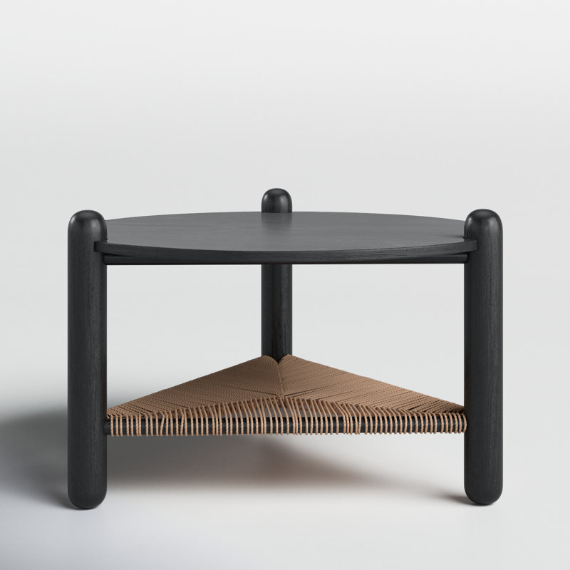 Trish Coffee Table, Wood Black, Black