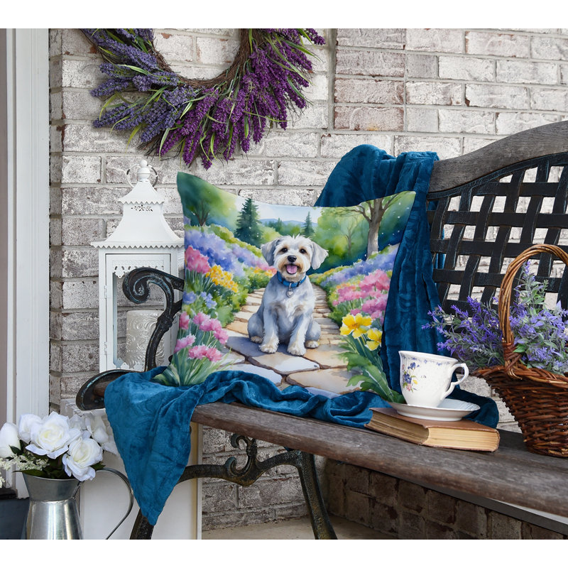 Coussin décoratif réversible Spring, H 18 po x l 18 po