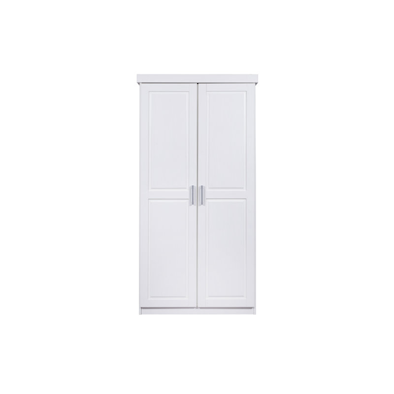 Hakon 2 Door Wardrobe, White