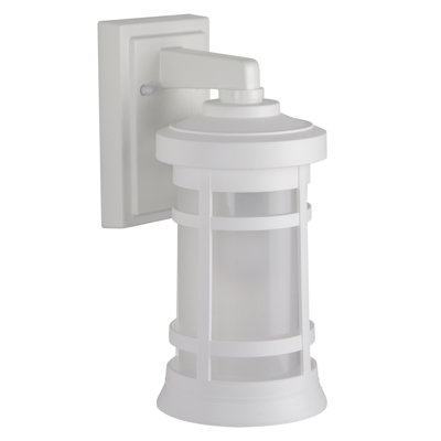 Solus Artisan Cylinder Outdoor Wall Mount Fixture with Frosted Acrylic Lens