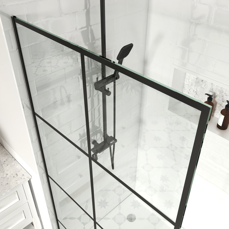 Opal Mirage MCOCOD 30" W x 76" H Single Fixed Shower Panel with 3/8"(10mm) Clear Glass