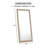 Sailee Rectangle Full Length Mirror, Faux Wood Farmhouse Mirror, Floor Mirror-66917752