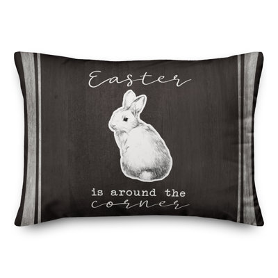Coussin décoratif d'extérieur Pâques 2 pièces