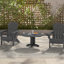 Table de conversation extérieure en PEHD Kahn-1059957624