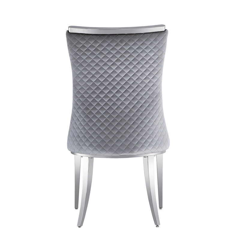 Tufted Velvet Upholstered Parsons Chair