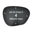 Erwann Wood Flat Wall Mirror