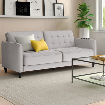 Aliscia Upholstered 81'' Sleeper Sofa