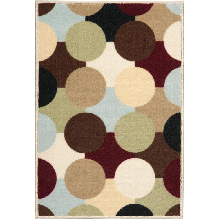 Tapis beige/noir Deonna