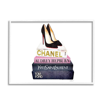 « mode book set black pump talons », impression