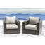Chaise de terrasse avec coussins Almyra-893010849