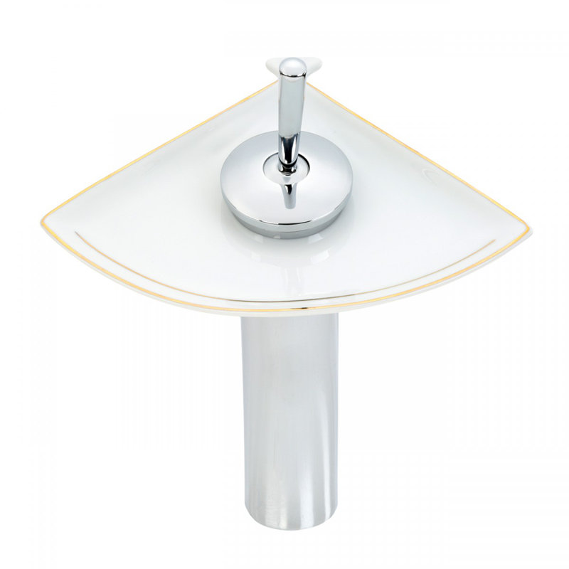 Robinet de salle de bain à un trou