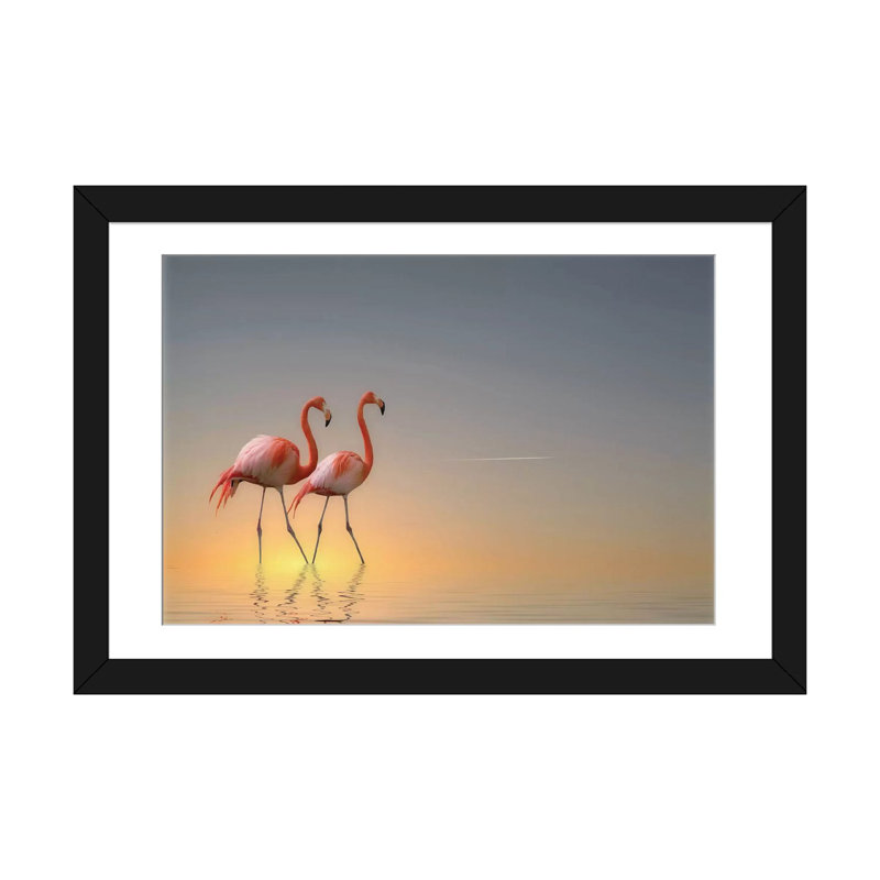 « serenity ii », reproduction de photo horizontale sur toile tendue, H 16 po x l 24 po x P 1 po, Papier d'art encadré noir