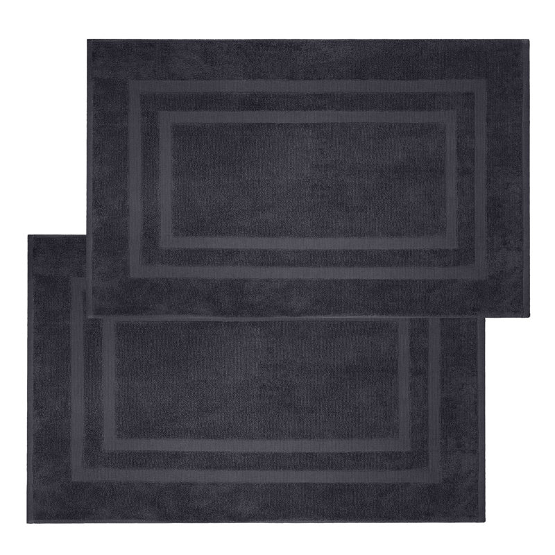 Tapis de bain Joktan, Noir