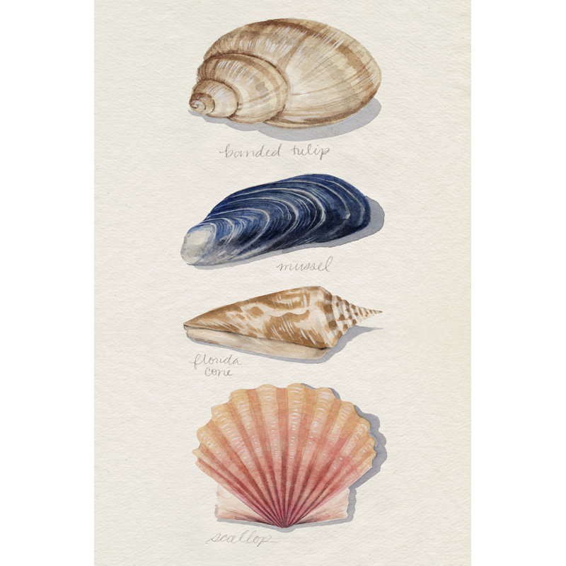Shore Things II by Grace Popp - Painting on Canvas, 122 cm H x 81 cm W, Wrapped Canvas