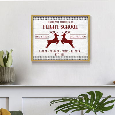 École de vol - Reproduction encadrée - Restickable