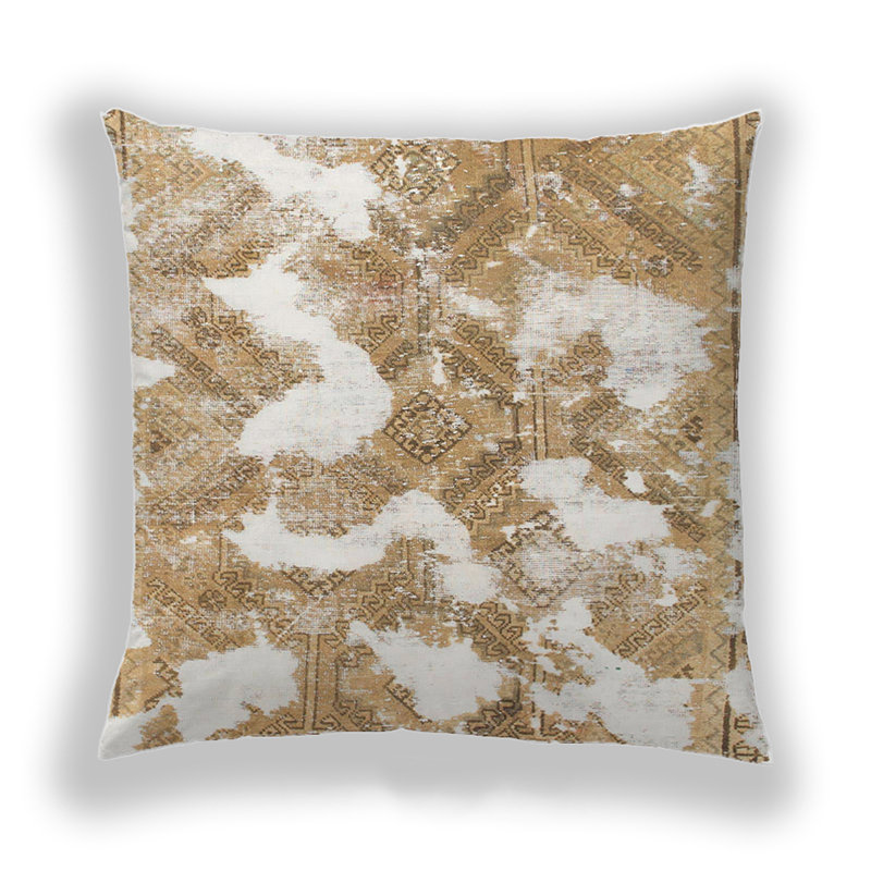 Coussin décoratif abstrait 1058, Microsuède