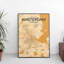 Amsterdam City Map - No Frame Print-396963316