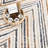 Rectangle Courtdale Chevron Machine Woven Polyester Area Rug in Blue/Brown-415915843