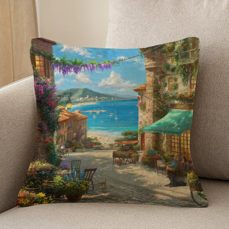 Coussin décoratif Thomas Kinkade