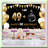Sweet 16 Party Decoration Kit Black Gold