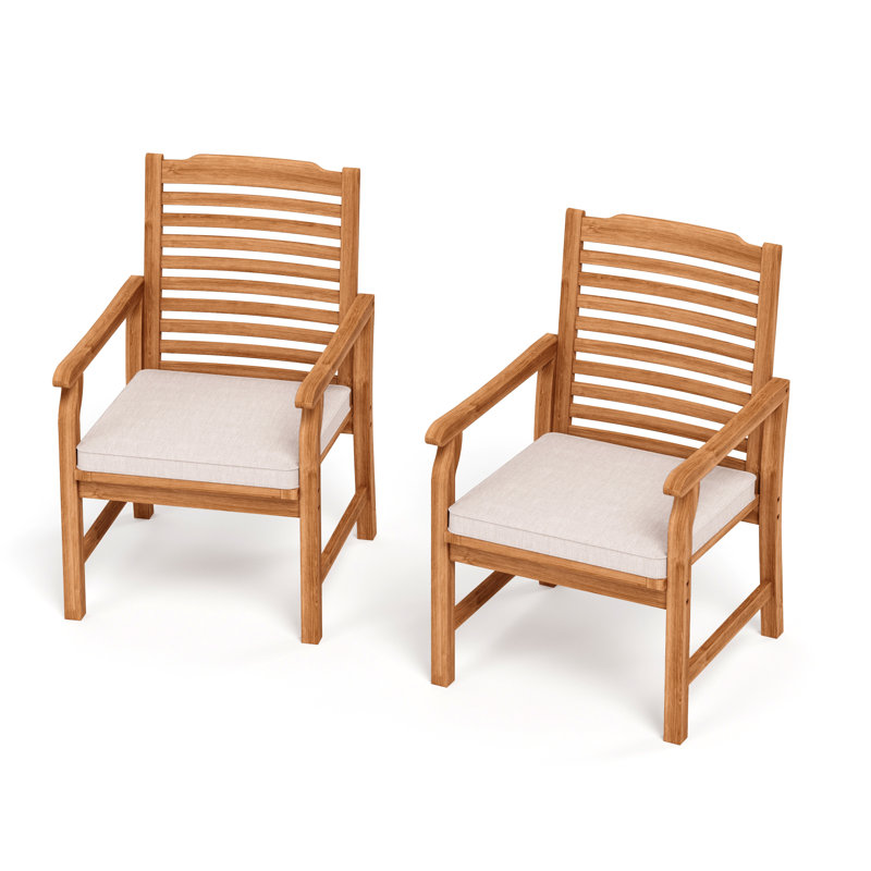Chaise de patio avec coussin Tameyah