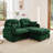 L-Shaped Couch With Ottoman-118309738