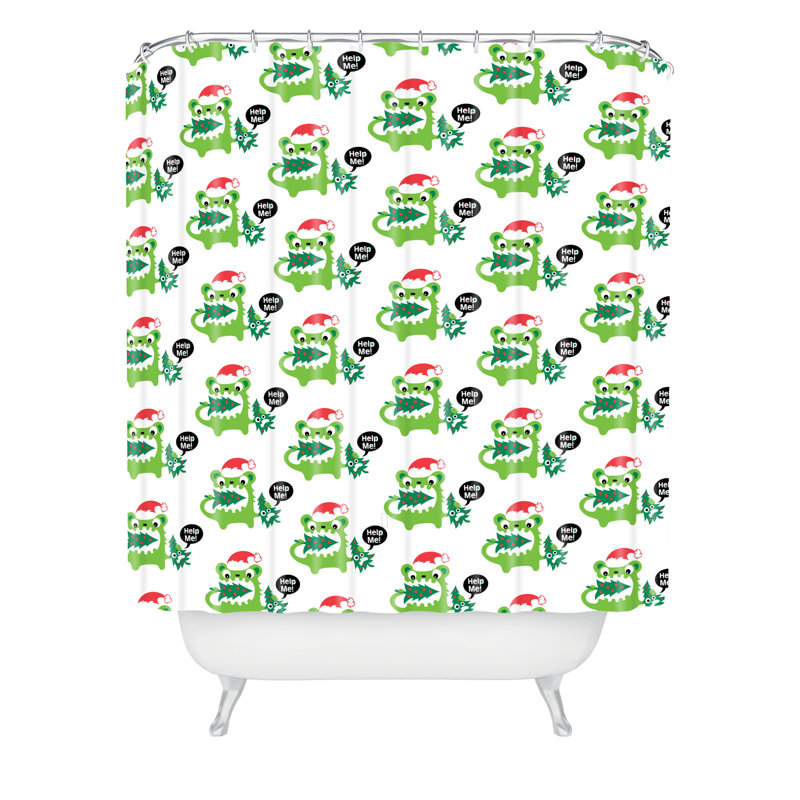 Rideau de douche simple help me Andi Bird