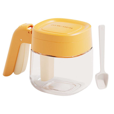 Water Bottle Household Kitchen Handle Flip Cover Large Capacity Storage Seasoning Compartment Seasoning Bottle
