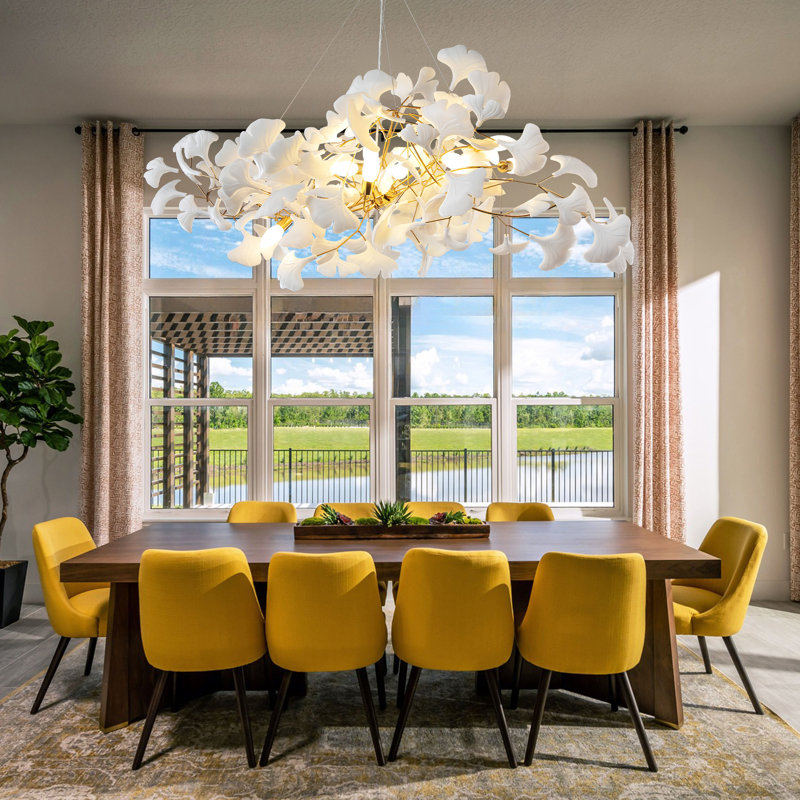 10 - Light Chandelier, Gold