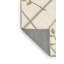 Tapis beige en lin à motif treillis de jardin lavable à la machine-1073731961