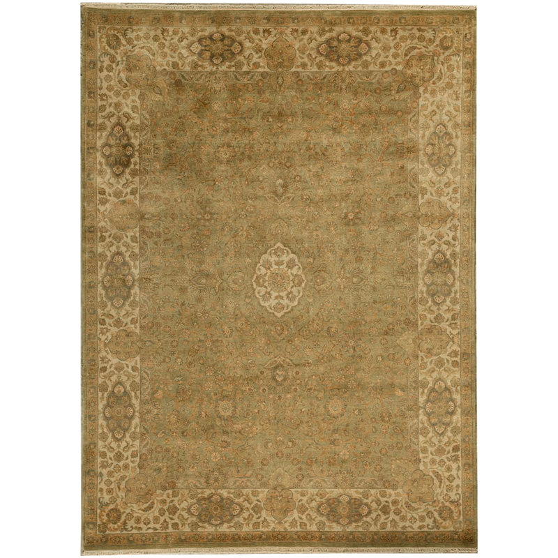 Modn Mughal Wool Oriental Area Rug