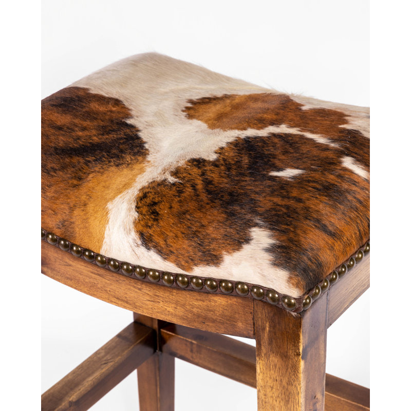 Pleva BR-200 Saddle Hide Bar Stool, Counter Stool (26” Seat Height)