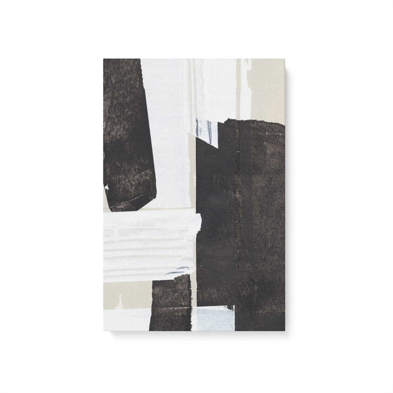 Fragments of Contrast I Wrapped Canvas, 18" H x 12" W