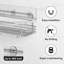 Adhesive Stainless Steel Shower Caddy