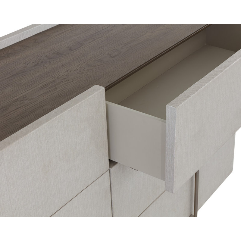 JAMILLE 6 - Drawer Dresser, Ivory