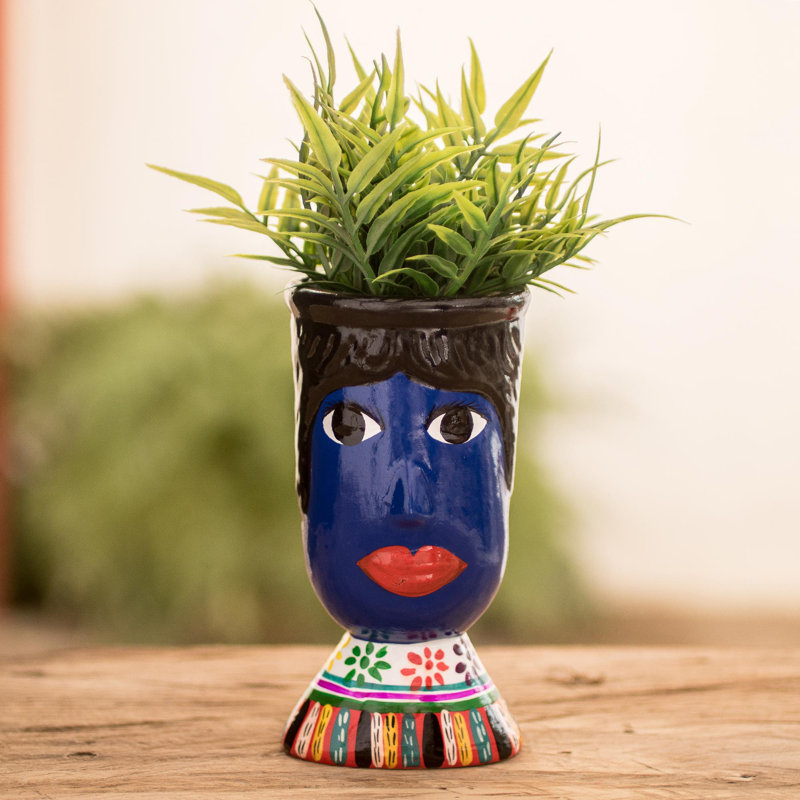 Handmade Ceramic Statue Planter