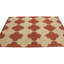 Tapis moderne touffeté à la main à motif de treillis Jashua 5 pi x 8 pi multicolore