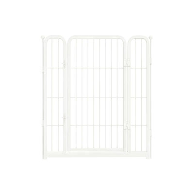 Parc pour chien FXW Homeplus conçu pour une utilisation à l'intérieur, 1 barrière supplémentaire, hauteur pour chiens de taille moyenne