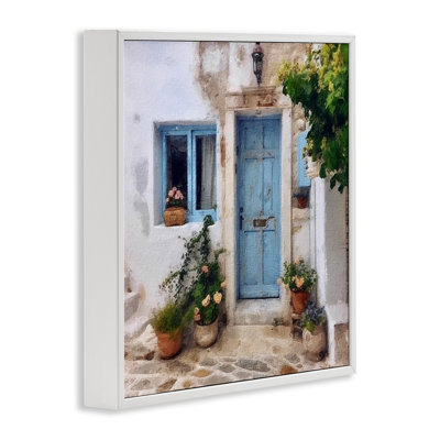 Porte grecque, art de la giclée encadrée par RileyB